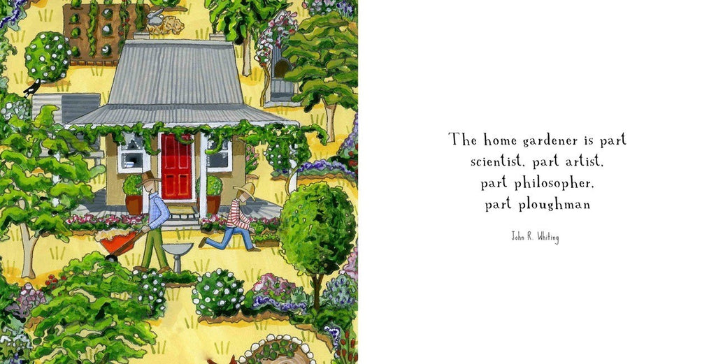 Red Tractor Be Glad of Life - Hard Cover Quote Book