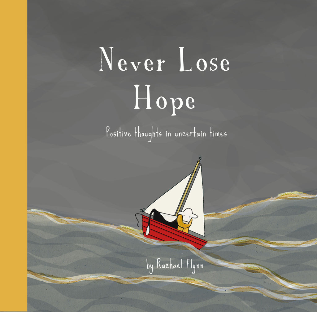 Red Tractor Never Lose Hope - Hard Cover Quote Book