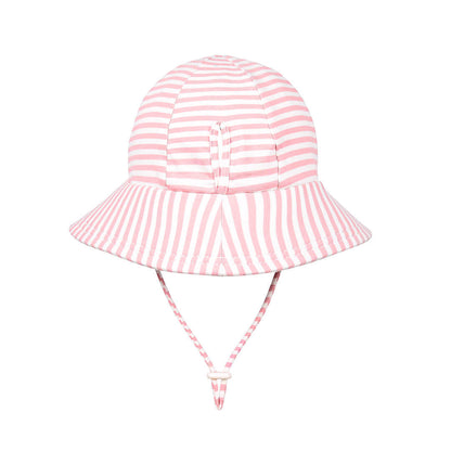 Bedhead Kids Ponytail Bucket Sun Hat - Pink Stripe