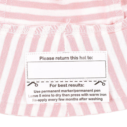 Bedhead Kids Ponytail Bucket Sun Hat - Pink Stripe