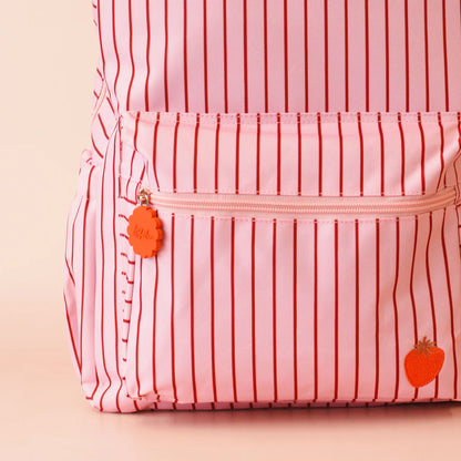 Fox & Fallow Strawberry Stripe Backpack