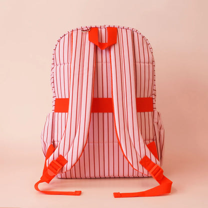 Fox & Fallow Strawberry Stripe Backpack