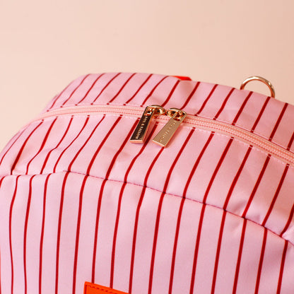 Fox & Fallow Strawberry Stripe Backpack