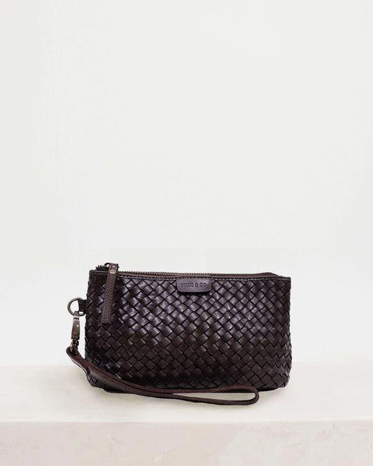Juju & Co. Basque Pouch | Chocolate