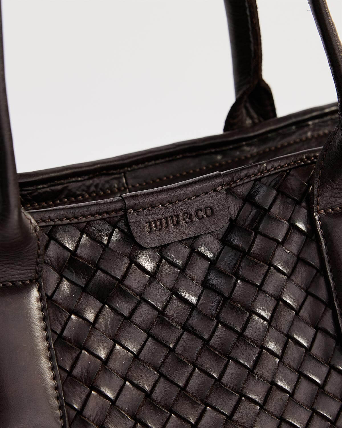 Juju & Co. Basque Tote - Chocolate