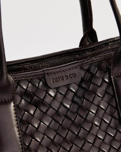 Juju & Co. Basque Tote - Chocolate