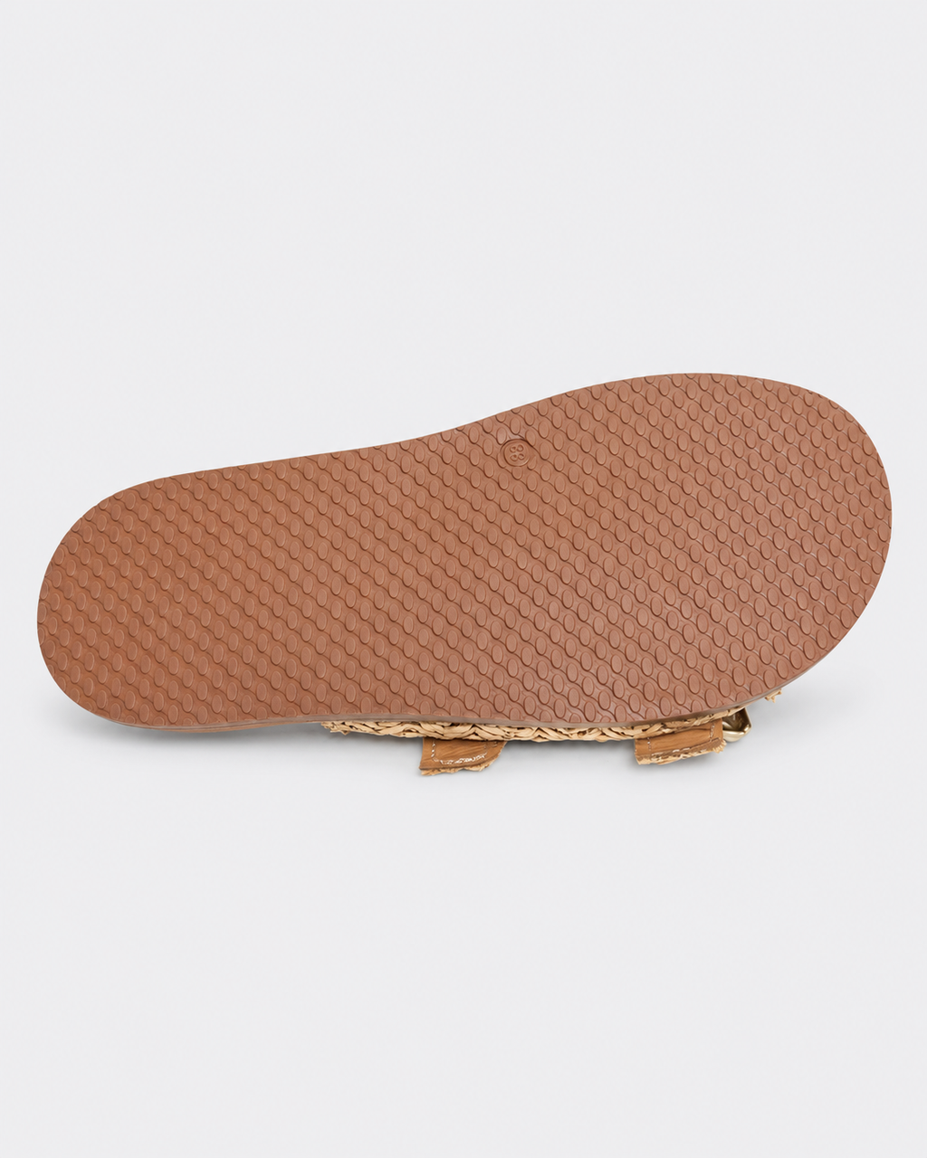 Luna Sole Ease Slide – Beige Raffia
