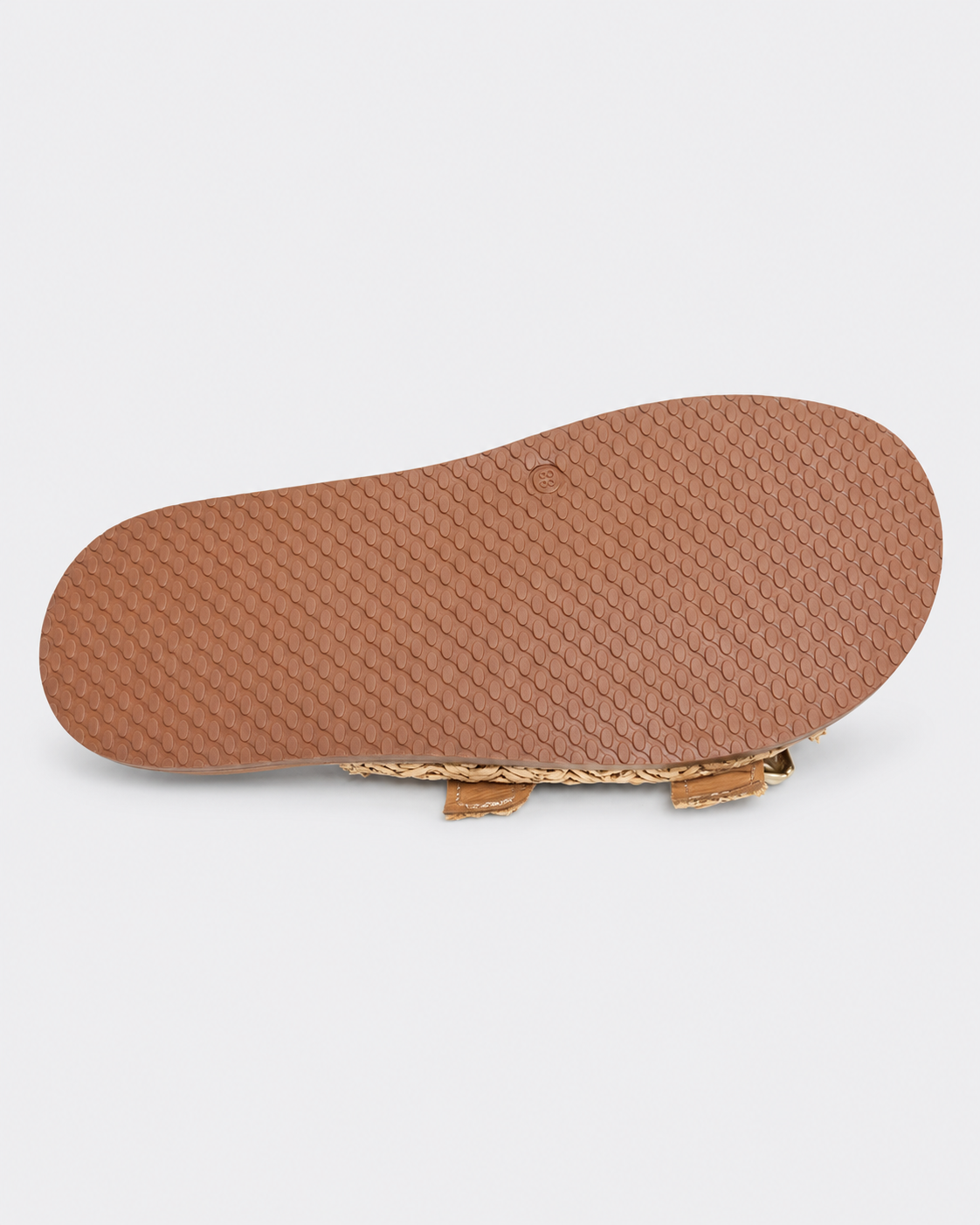 Luna Sole Ease Slide – Beige Raffia