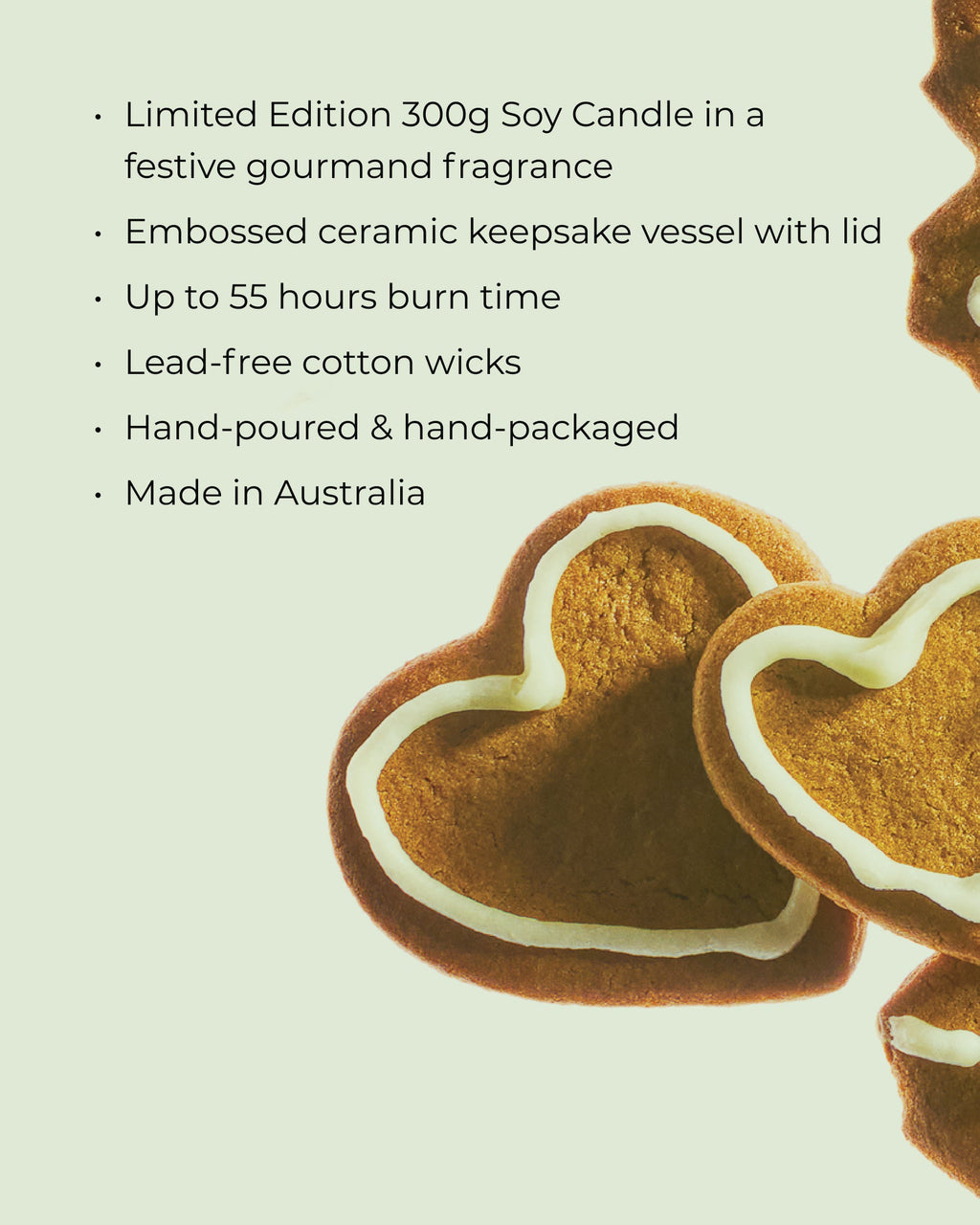 Gingerbread Cookies 300g Soy Candle - Christmas 2026, image 3
