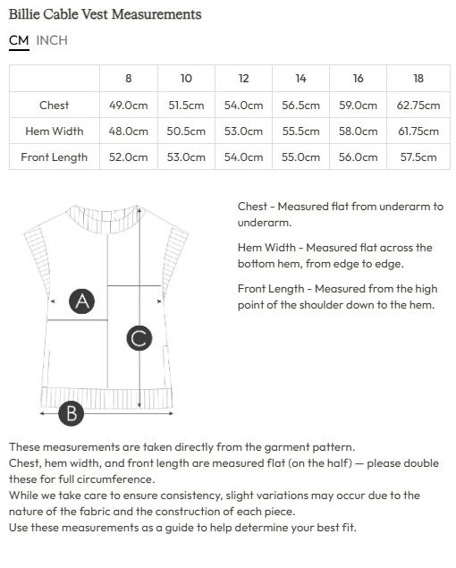Nancybird Billie Cable Vest - Cypress Green