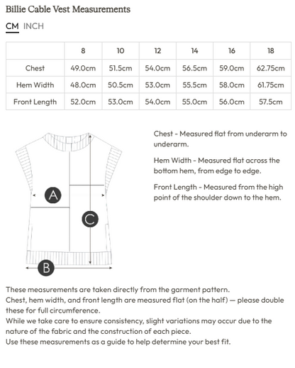 Nancybird Billie Cable Vest - Cypress Green