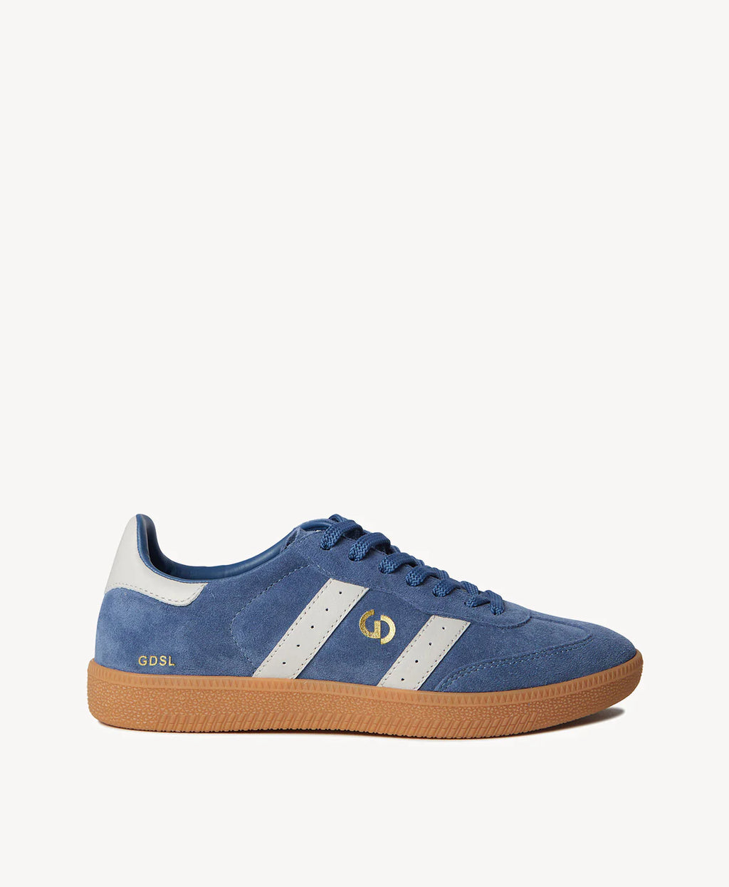 Goodsole 2001 Parallel - Peacock Blue Suede/ Bone Leather