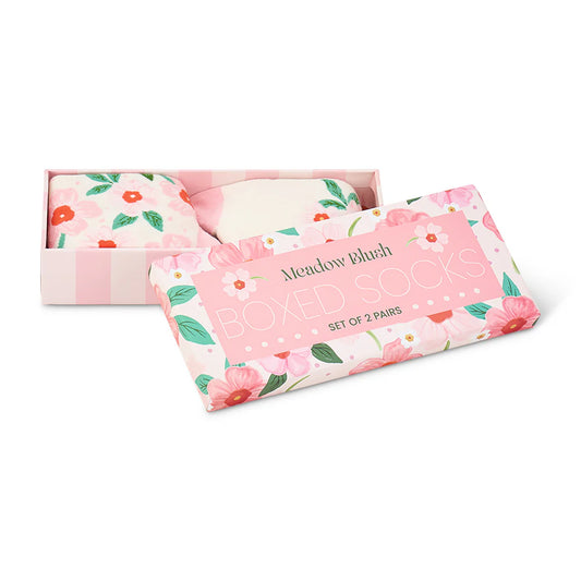 Boxed Socks 2 Pack - Meadow Blush