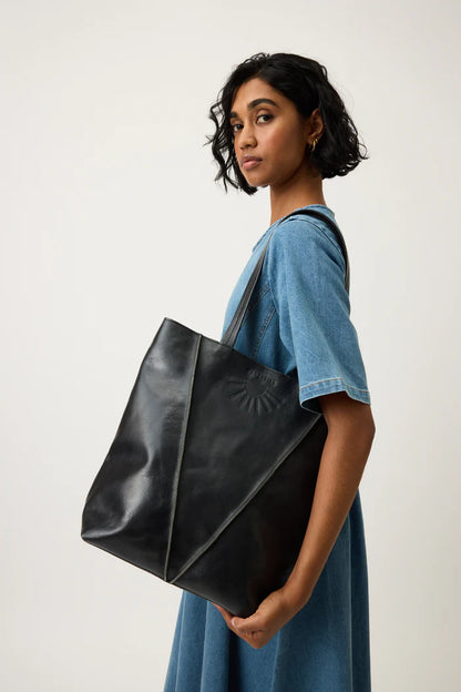 Nancybird Tri Tote - Charcoal