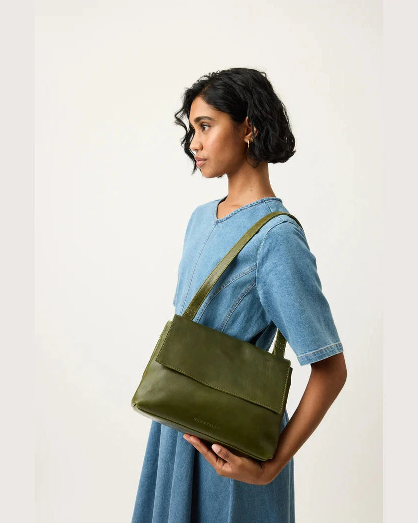 Nancybird Line Shoulder Bag - Khaki