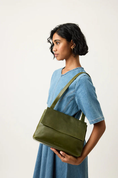 Nancybird Line Shoulder Bag - Khaki