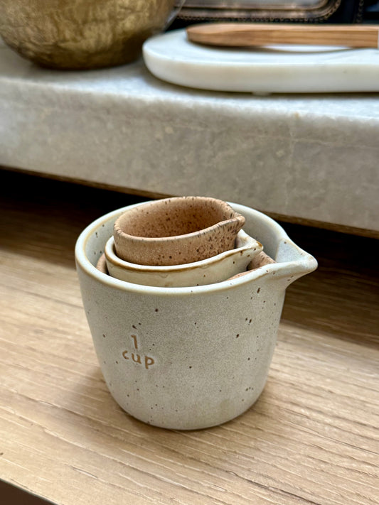 Ceramic Measuring Cups - Set of 4