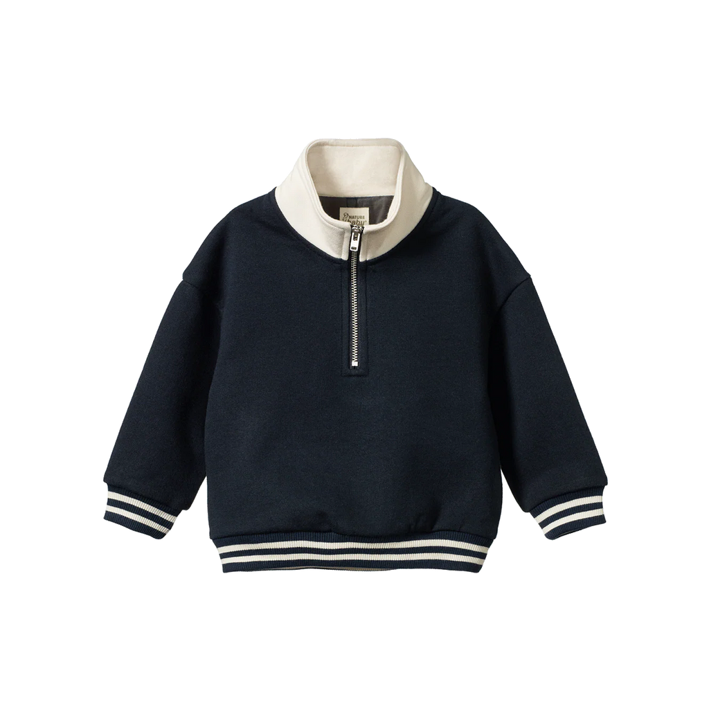 Nature Baby Camper Sweater - Navy