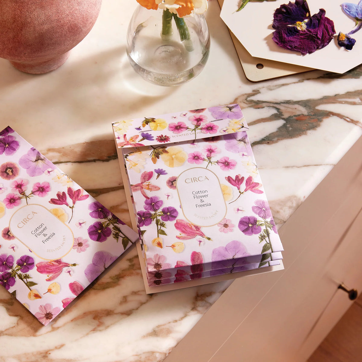 Circa Cotton Flower & Freesia Scented Sachets 60g