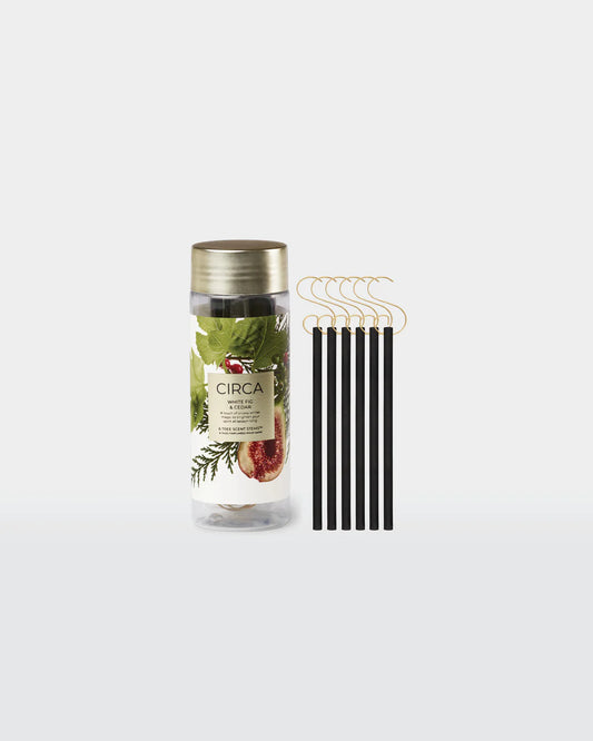 CIRCA - White Fig & Cedar 6 Christmas Tree Scent Stems™