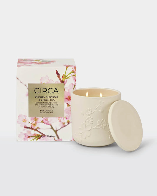 Circa Cherry Blossom & Green Tea Candle - 300g