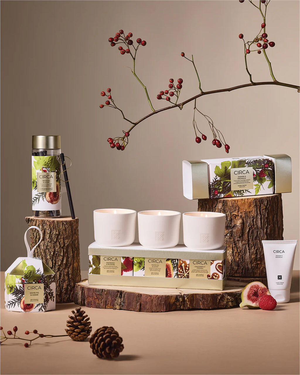 CIRCA - Christmas Trio Candles 70g x 3