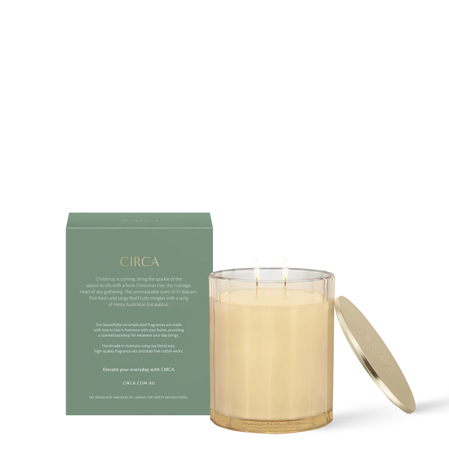 Circa Home Pine & Snowgum 350g Candle