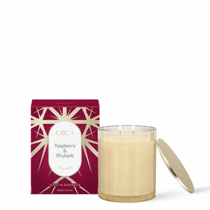 Circa Home Raspberry & Rhubarb 350g Candle