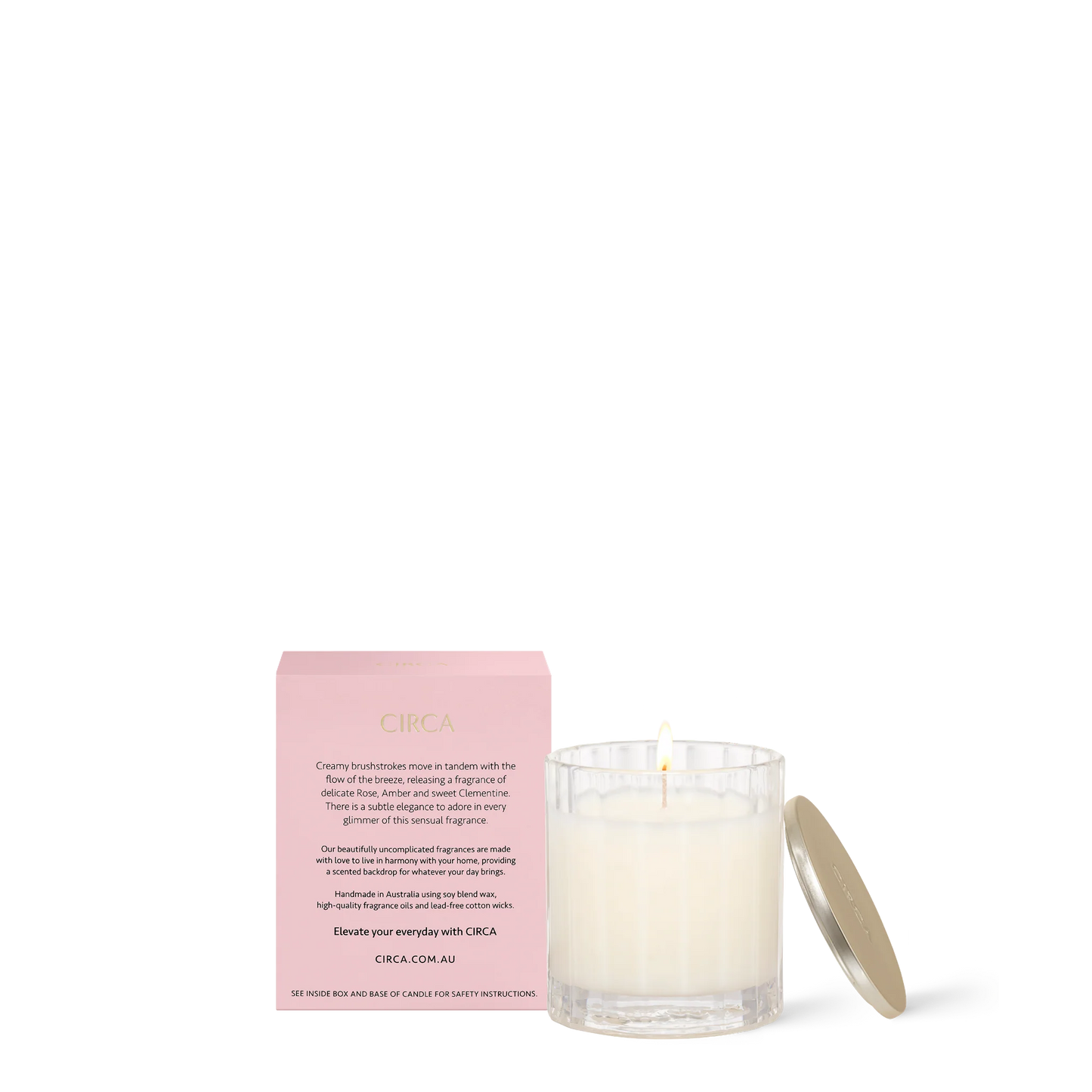 Circa Home Rose Nectar and Clementine- 60g Candle