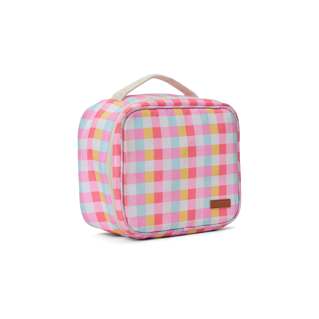Crywolf Everyday Lunch Bag Pop Gingham - side