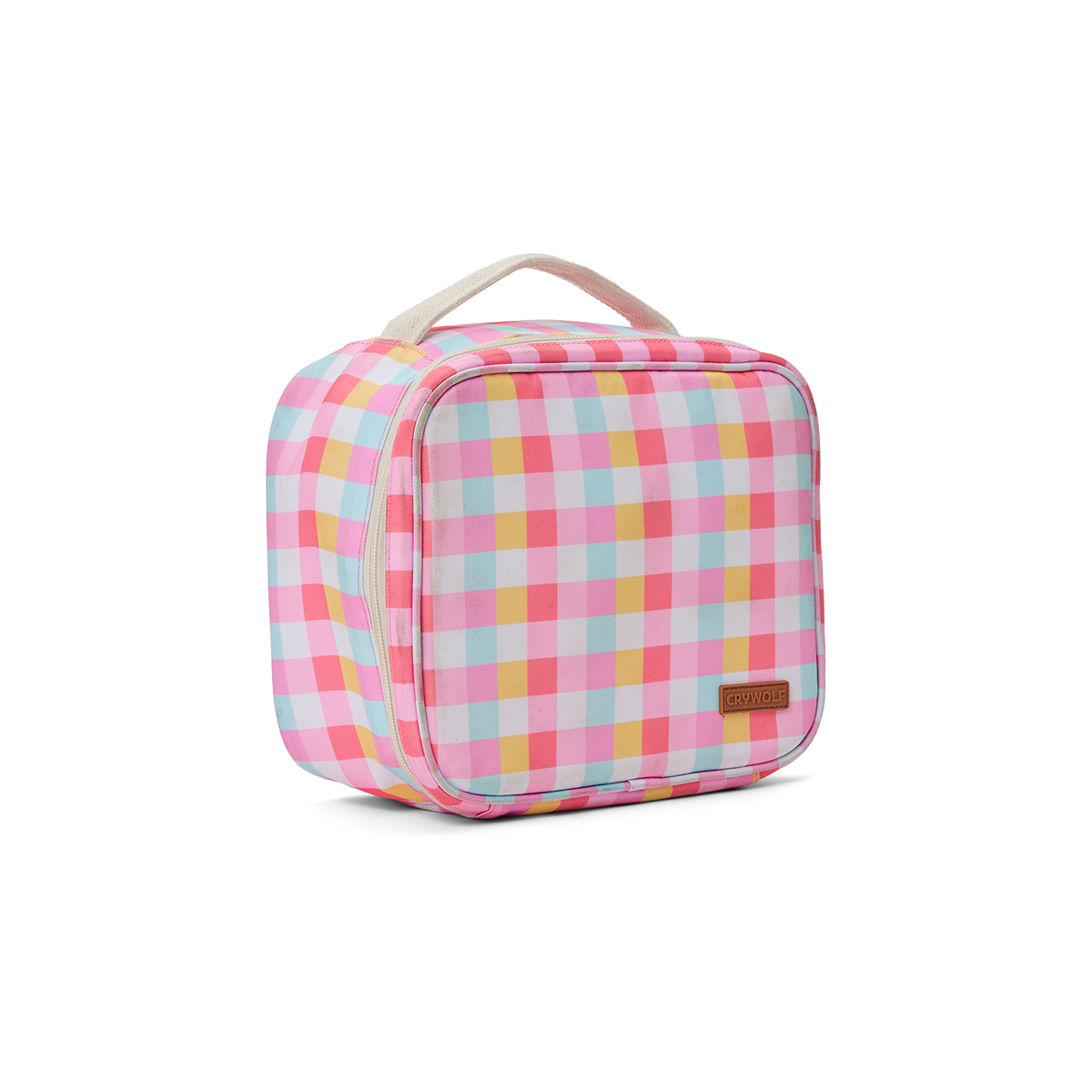 Crywolf Everyday Lunch Bag Pop Gingham - side