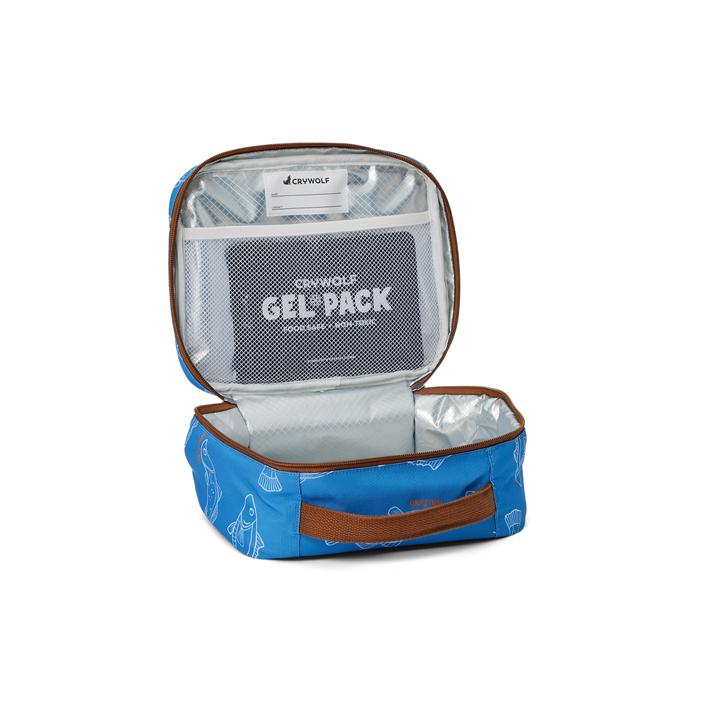 Crywolf Everyday Lunch Bag Saltwater - open