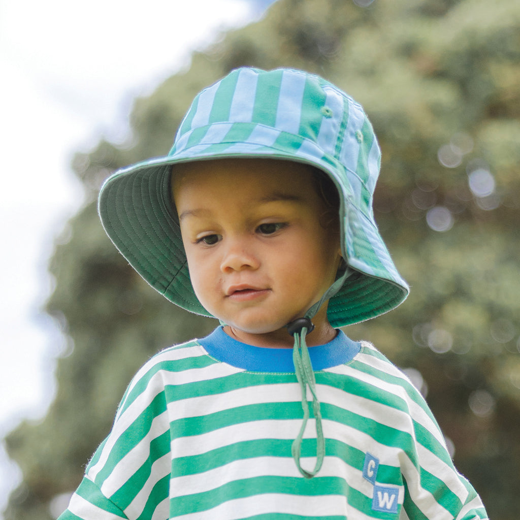 Crywolf Reversible Bucket Hat Deck Stripe campaign 1