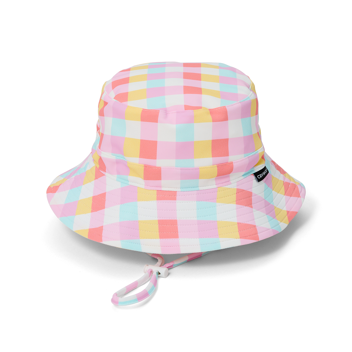 Crywolf Swim Bucket Hat Pop Gingham