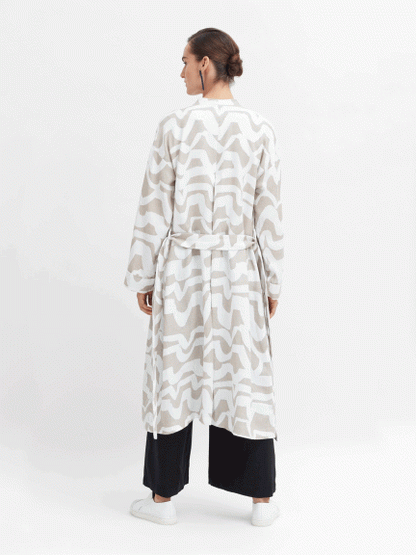 Elk Cass Linen Jacket | Flax & White