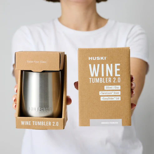 Wine Tumbler 2.0 | Brushed Stainless