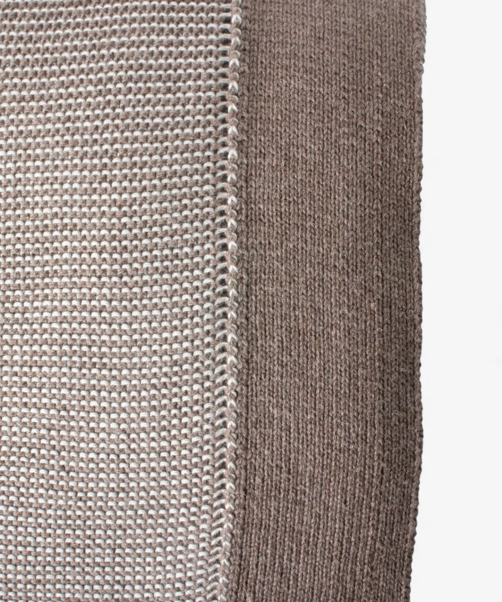 French Country Chester Cotton Throw - Taupe