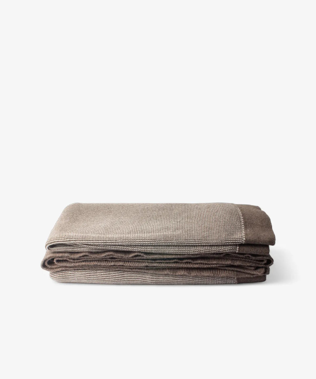 French Country Chester Cotton Throw - Taupe