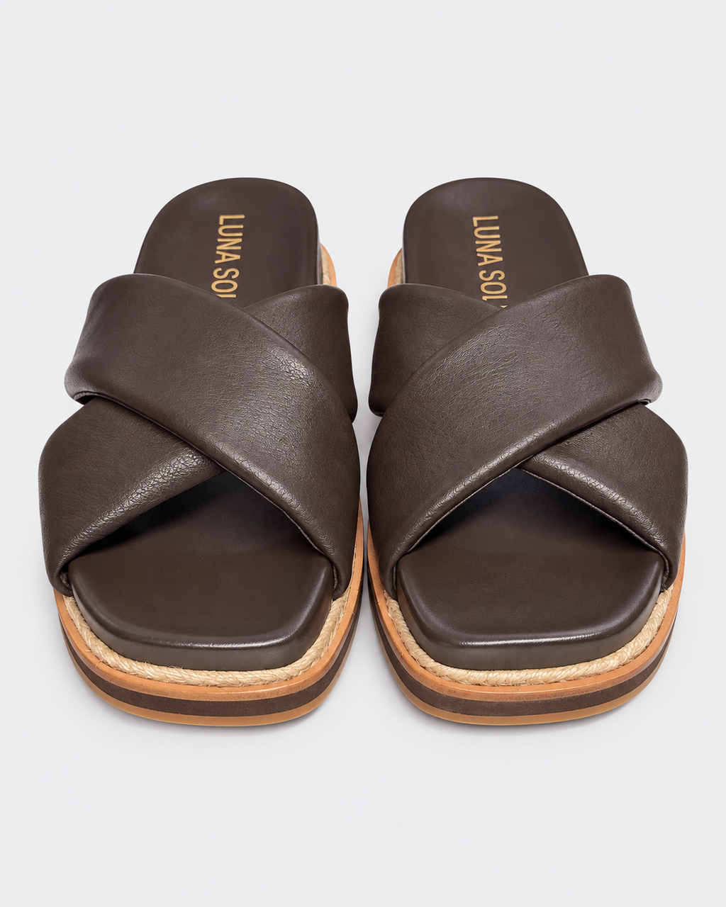 Luna Sole Theea Slide - Chocolate