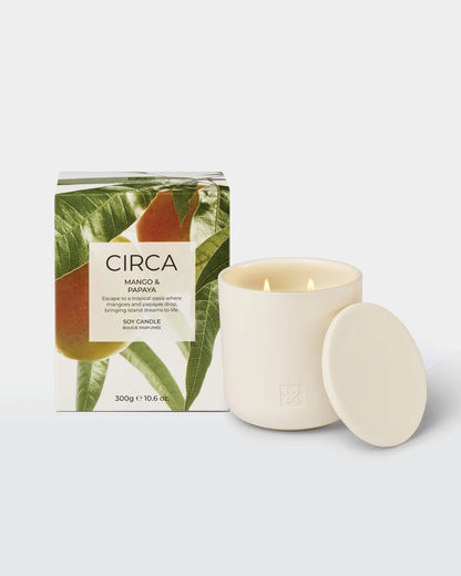 Circa Mango & Papaya Soy Candle 300g
