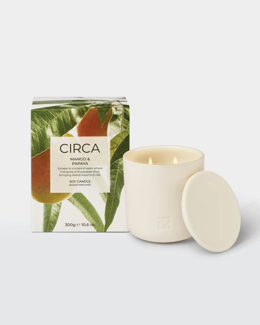 Circa Mango & Papaya Soy Candle 300g