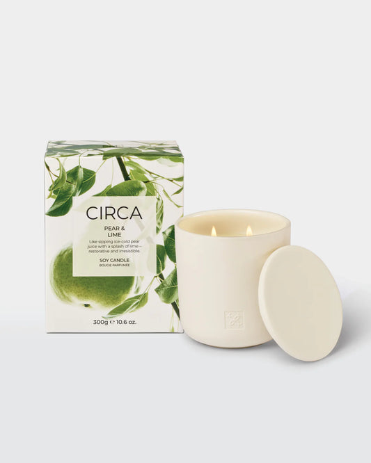 Circa Pear & Lime Soy Candle 300g