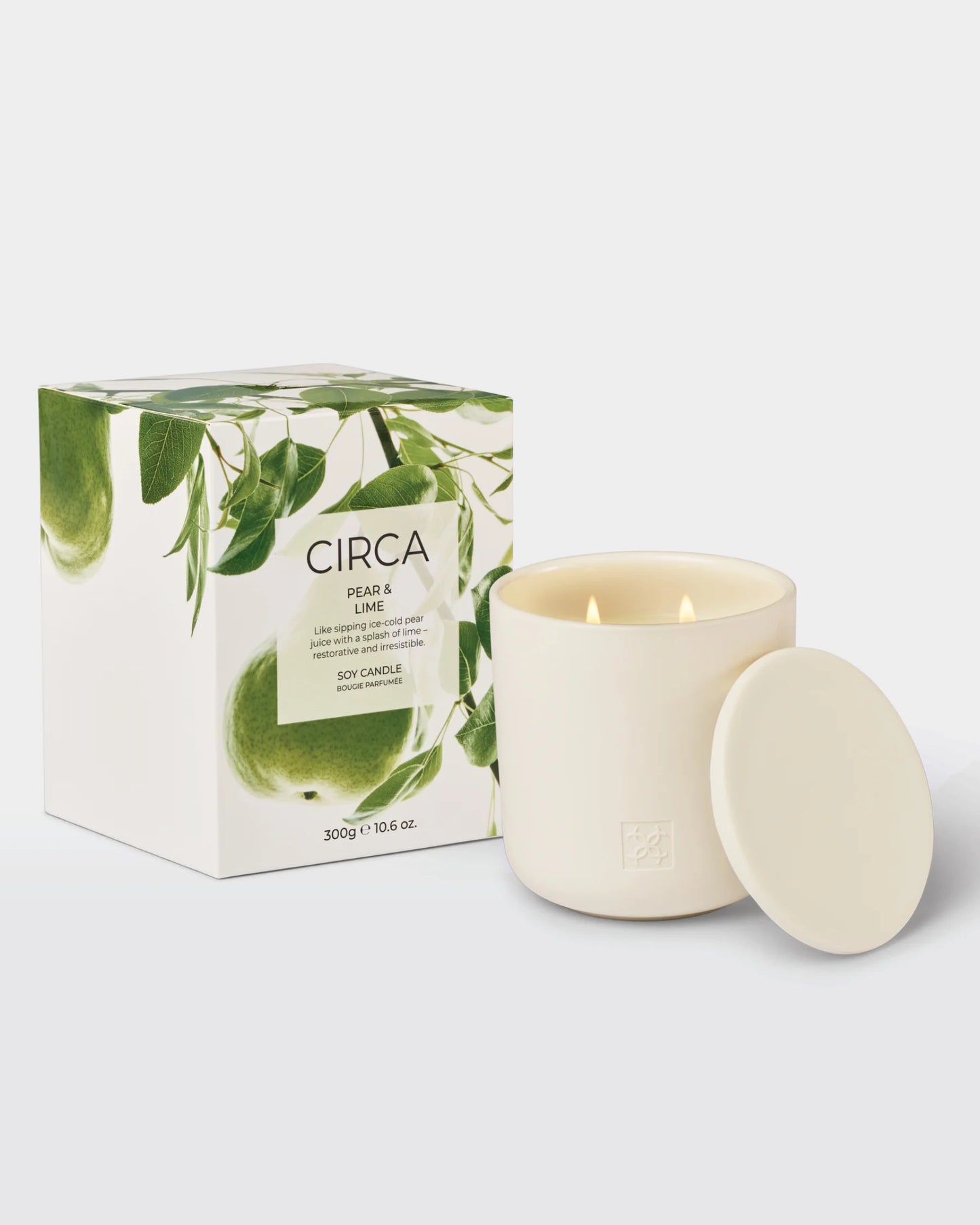 Circa Pear & Lime Soy Candle 300g