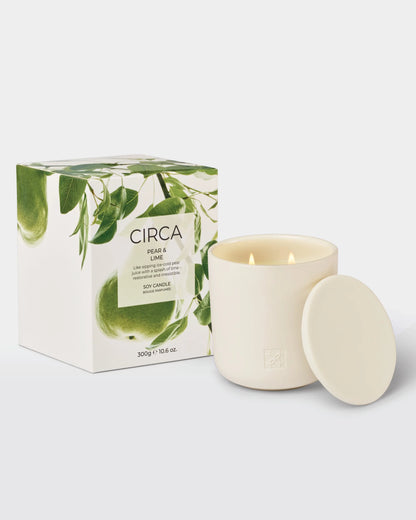 Circa Pear & Lime Soy Candle 300g