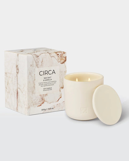 Circa Sea Salt & Vanilla Soy Candle 300g