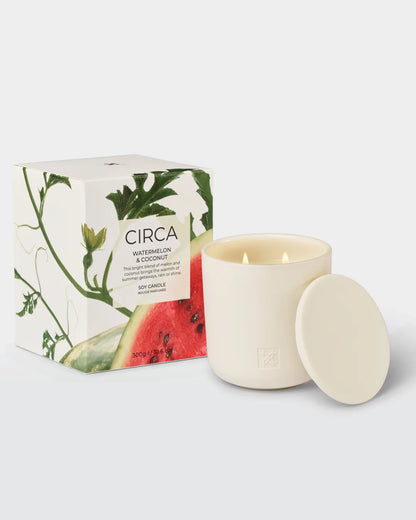 Circa Watermelon & Coconut Soy Candle 300g