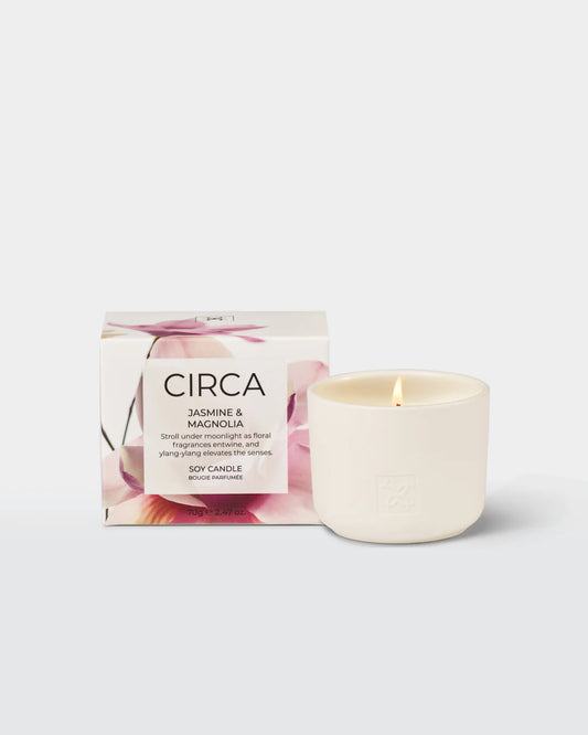 Circa Jasmine & Magnolia Soy Candle 70g