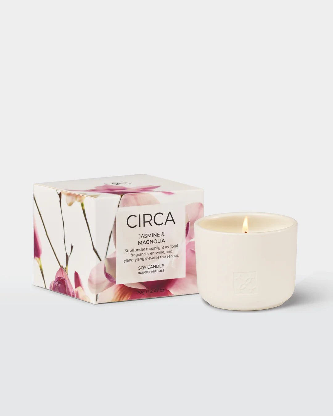 Circa Jasmine & Magnolia Soy Candle 70g