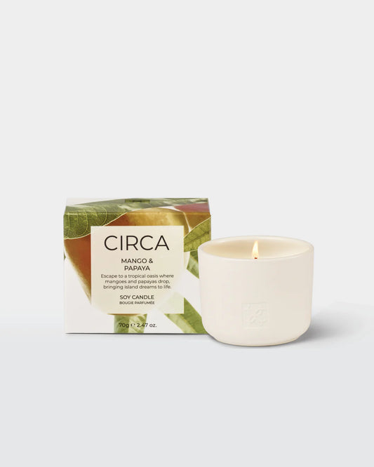 Circa Mango & Papaya Soy Candle 70g