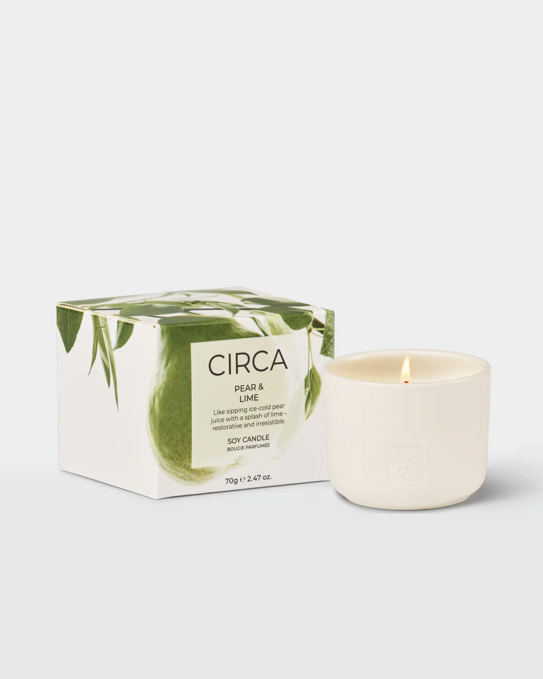 Circa Pear & Lime Soy Candle 70g